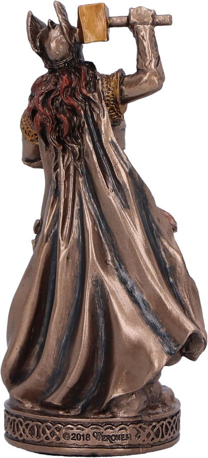 Nemesis Now Norse Mythology Decor Bronze God Statue 8.5cm Tall – Cast in The Finest Resin, Expertly Hand-Painted –