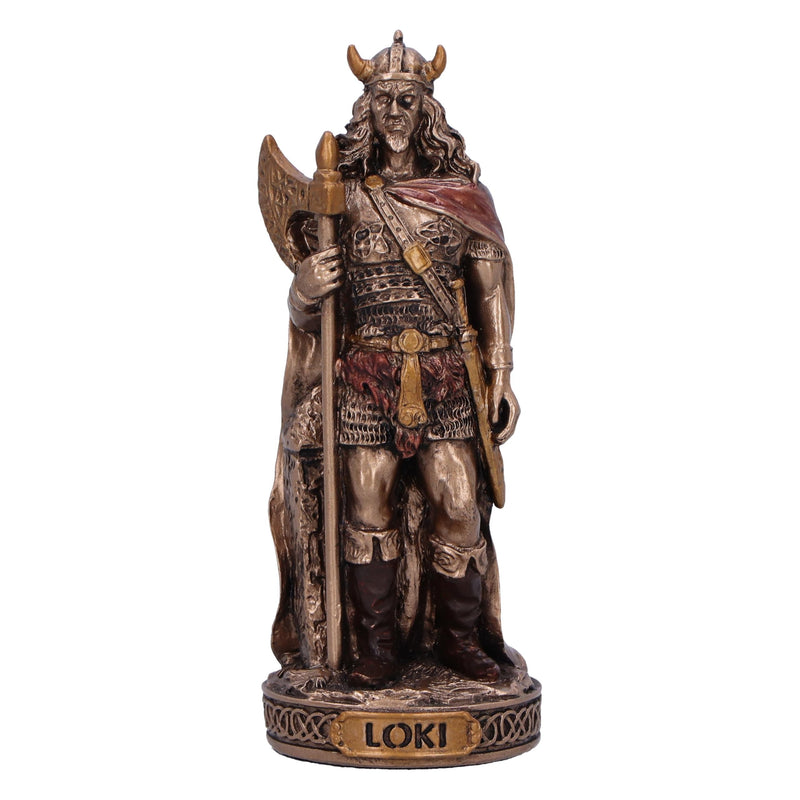 Nemesis Now Norse Mythology Decor Bronze God Statue 8.5cm Tall – Cast in The Finest Resin, Expertly Hand-Painted –
