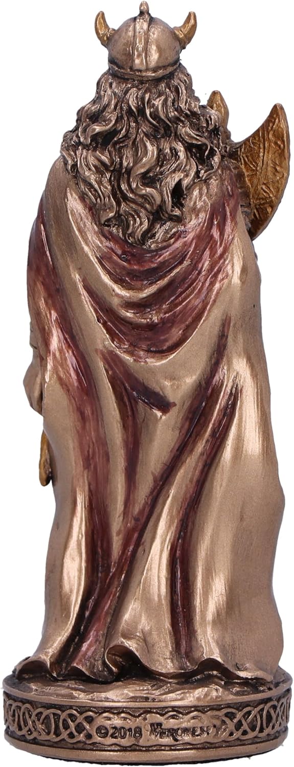 Nemesis Now Norse Mythology Decor Bronze God Statue 8.5cm Tall – Cast in The Finest Resin, Expertly Hand-Painted –