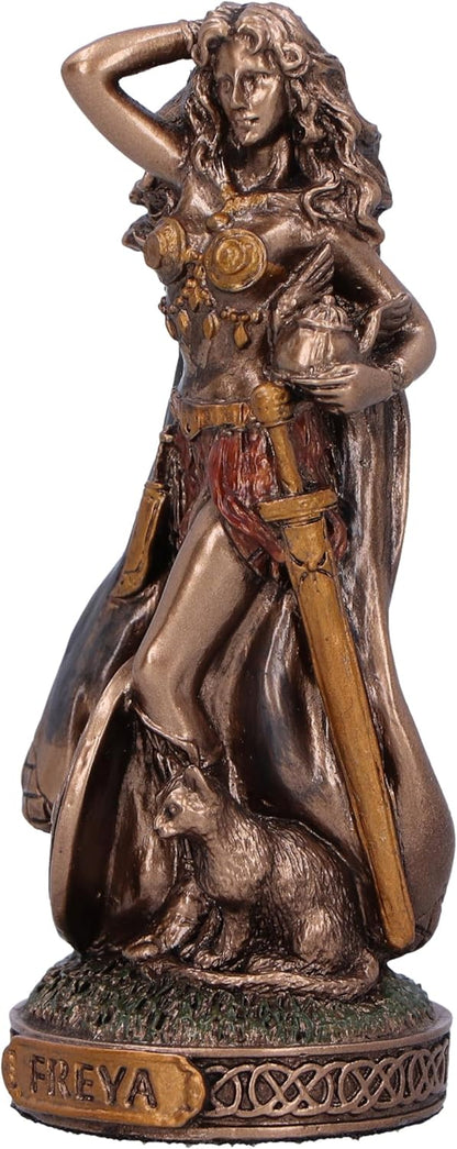Nemesis Now Norse Mythology Decor Bronze God Statue 8.5cm Tall – Cast in The Finest Resin, Expertly Hand-Painted –