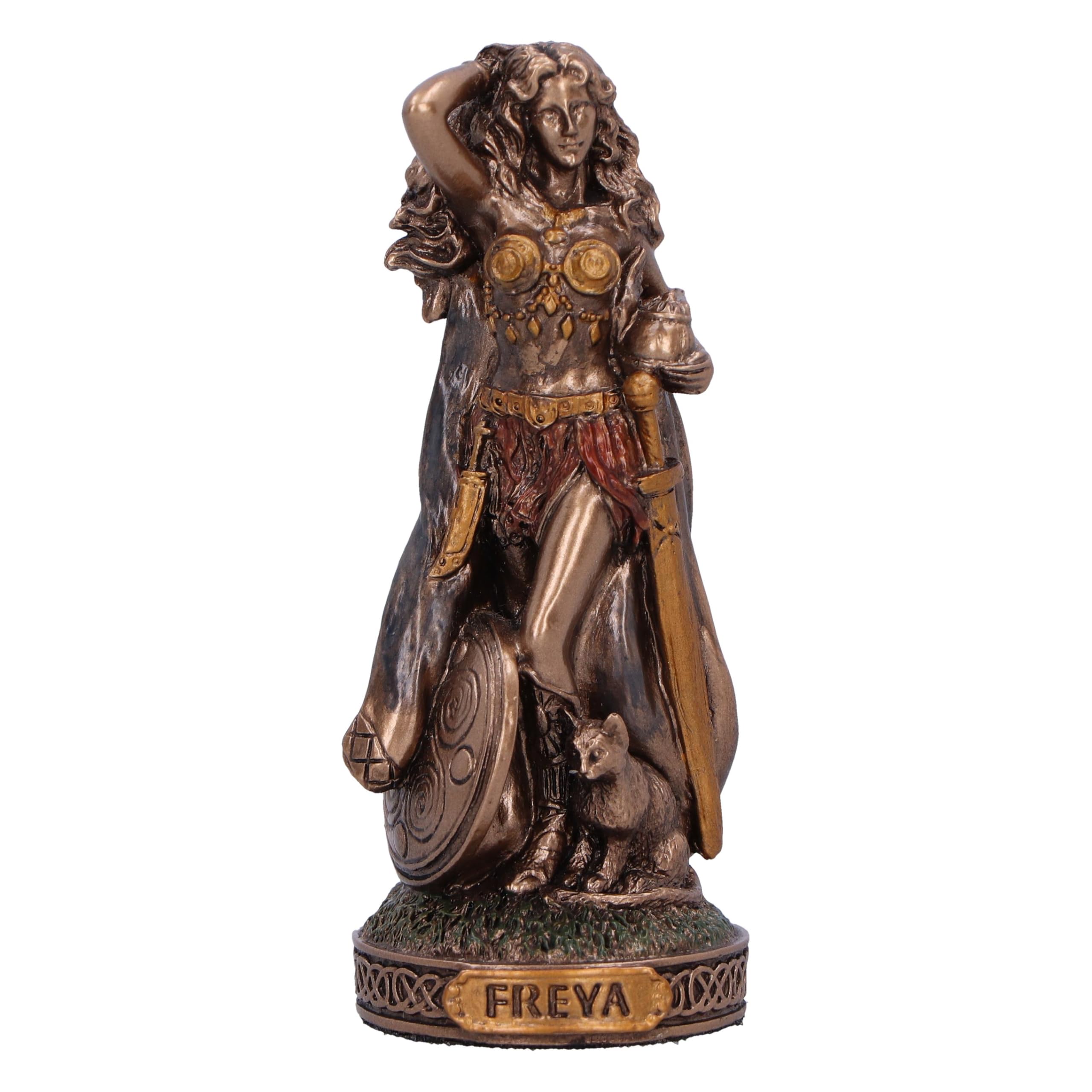 Nemesis Now Norse Mythology Decor Bronze God Statue 8.5cm Tall – Cast in The Finest Resin, Expertly Hand-Painted –