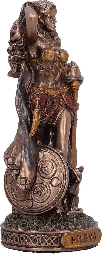 Nemesis Now Norse Mythology Decor Bronze God Statue 8.5cm Tall – Cast in The Finest Resin, Expertly Hand-Painted –