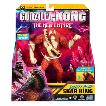 Godzilla x Kong: The New Empire Battle Roar SkarKing, Action Figures, 17 cm