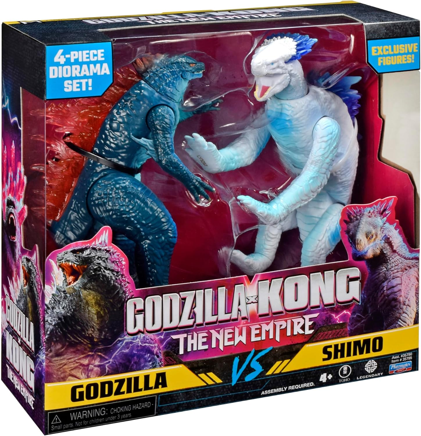 Godzilla X Kong: The New Empire Diorama 2-Pack Godzilla Vs Shimo 15 Cm