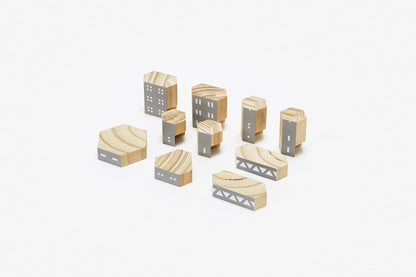 Areaware Wood Building Blocks Blockitecture Brutalism