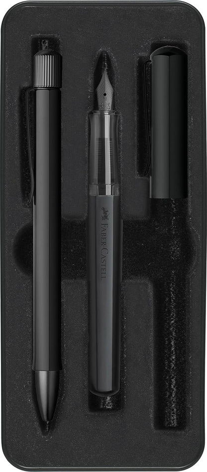 FABER-CASTELL Hexo 140577 Ballpoint Pen Matte Black Pack of 1