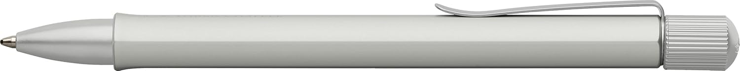 FABER-CASTELL Hexo 140594 Ballpoint Pen Matt Silver Pack of 1