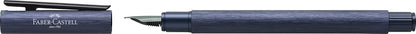 Faber-Castell Neo Slim Auminium F Fountain Pen - Dark Blue