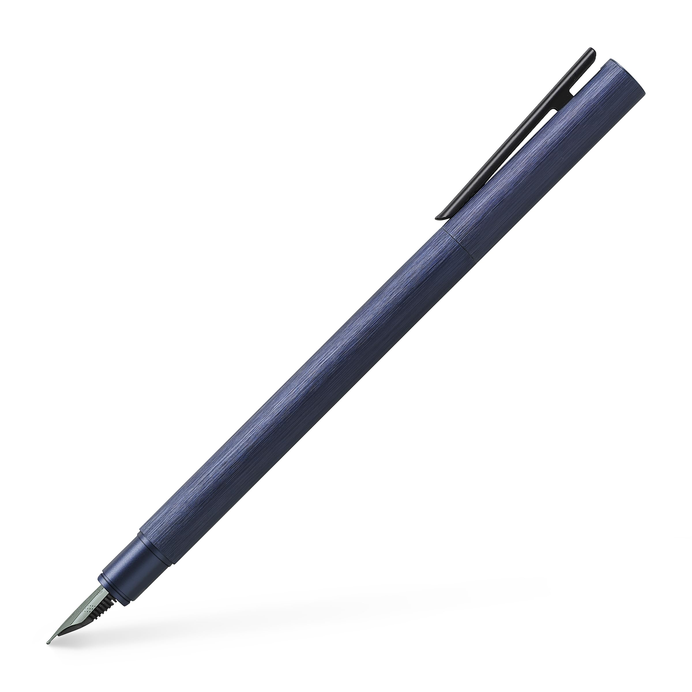 Faber-Castell Neo Slim Auminium F Fountain Pen - Dark Blue