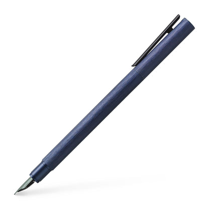 Faber-Castell Neo Slim Auminium F Fountain Pen - Dark Blue