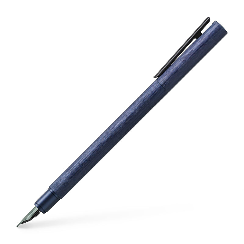 Faber-Castell Neo Slim Auminium F Fountain Pen - Dark Blue