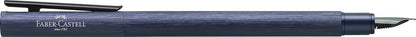 Faber-Castell Neo Slim Auminium B Fountain Pen - Dark Blue