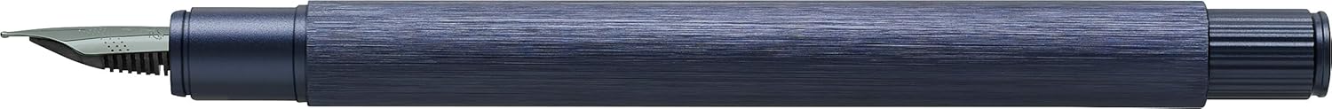 Faber-Castell Neo Slim Auminium B Fountain Pen - Dark Blue