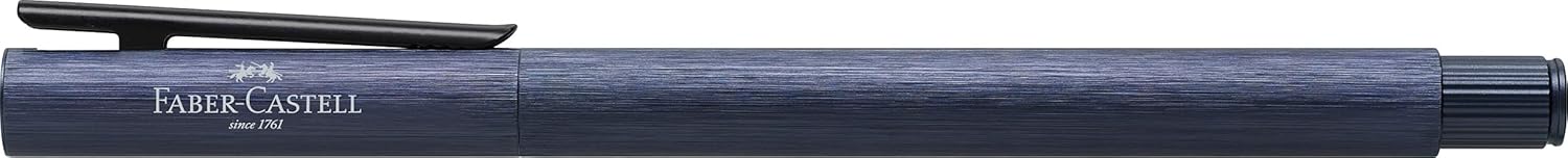 Faber-Castell Neo Slim Auminium B Fountain Pen - Dark Blue