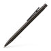 Faber-Castell Neo Slim Auminium Ballpoint Pen - Gun Metal, Black