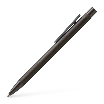 Faber-Castell Neo Slim Auminium Ballpoint Pen - Gun Metal, Black