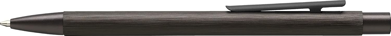 Faber-Castell Neo Slim Auminium Ballpoint Pen - Gun Metal, Black