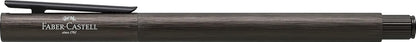 Faber-Castell Neo Slim Auminium Ballpoint Pen - Gun Metal, Black