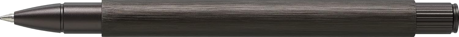 Faber-Castell Neo Slim Auminium Ballpoint Pen - Gun Metal, Black