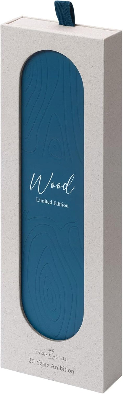 Faber-Castell Ambition Fountain Pen, Blue Wood - Extra Fine