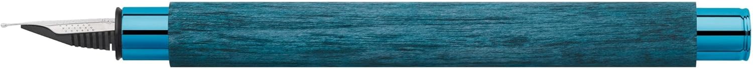 Faber-Castell Ambition Fountain Pen, Blue Wood - Extra Fine