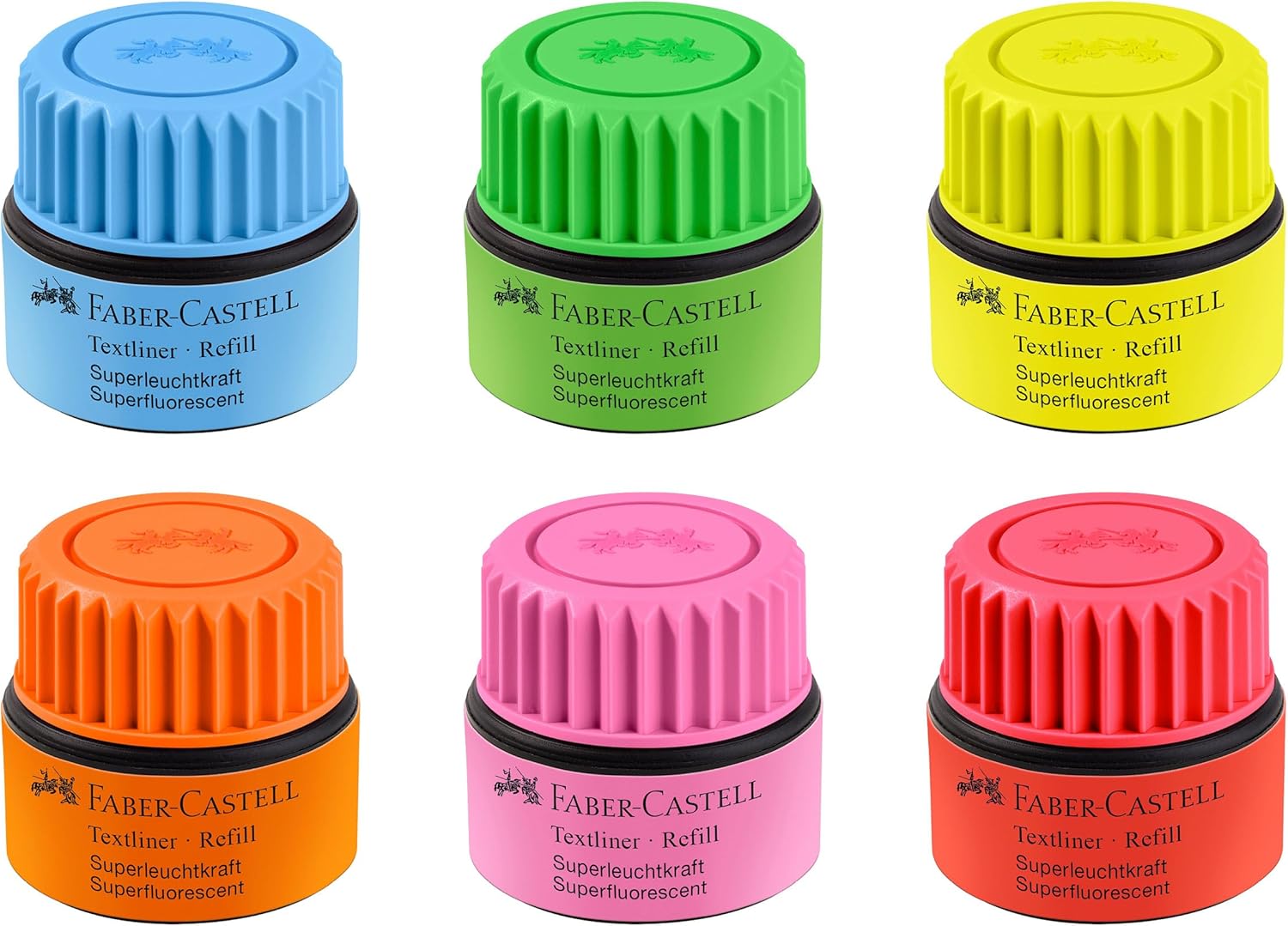 Faber-Castell 154951 - Refill evidenziatore, blu, per Textliner 1543, 1546 e 1548