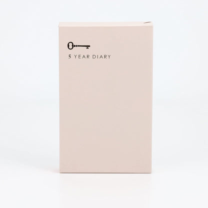 Midori 12851006 Diary for 5 Year Consecutive Use, Door, Red