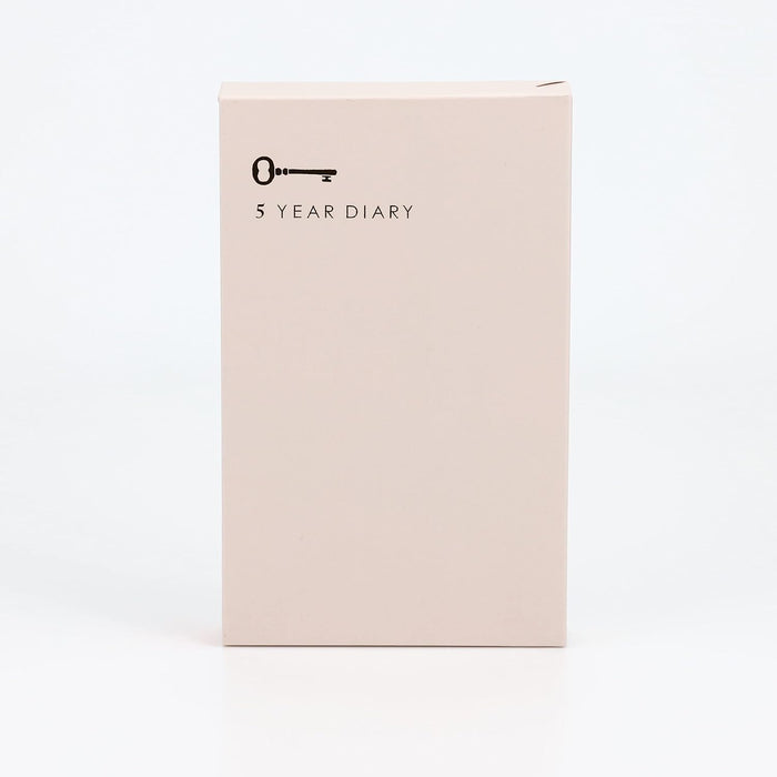 Midori 12851006 Diary for 5 Year Consecutive Use, Door, Red