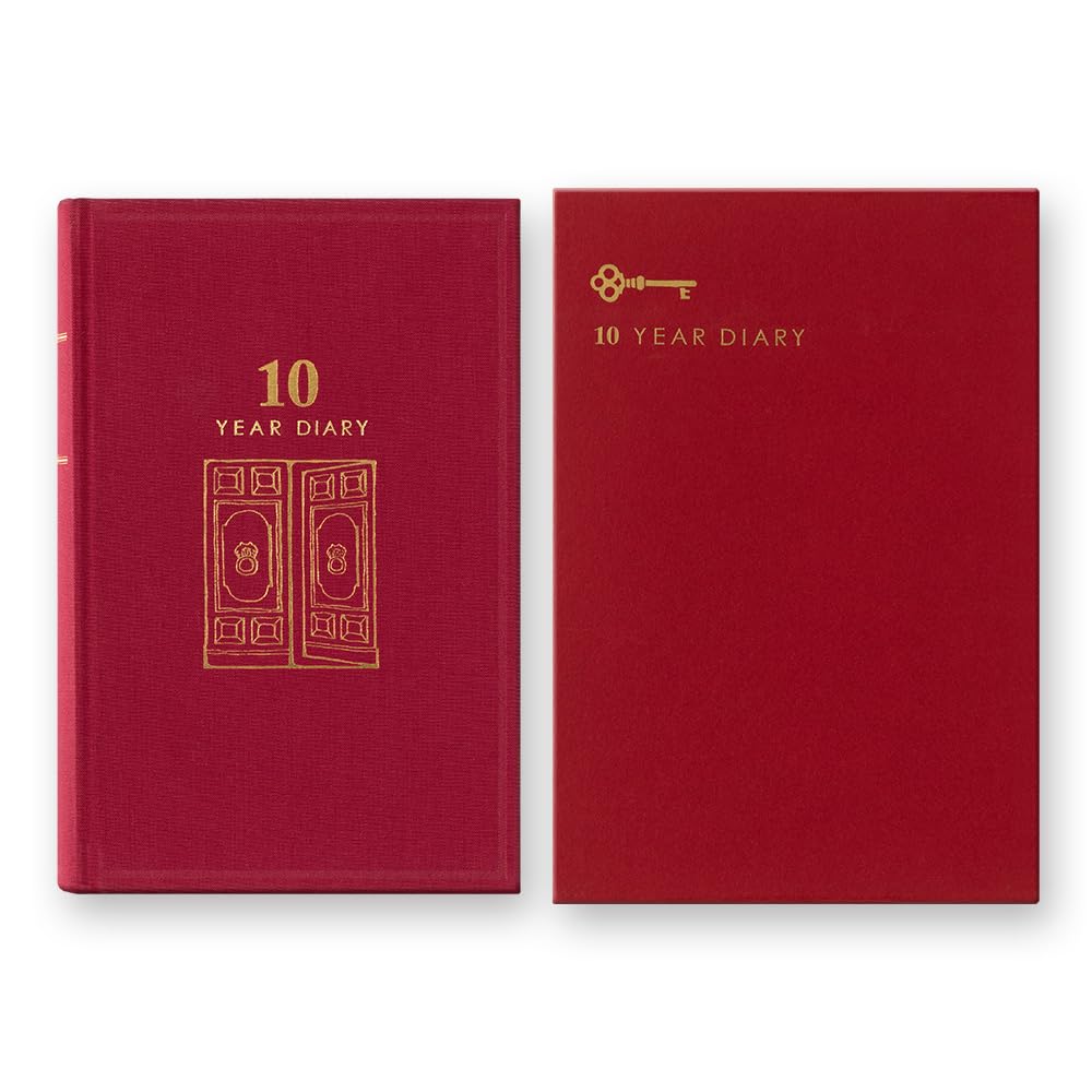 DESIGNPHIL Midori 12860006 Diary, 10-Year Consecutive Door