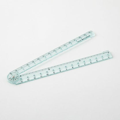 Midori 42303006 Multi Ruler, 11.8 inches (30 cm), Blue A
