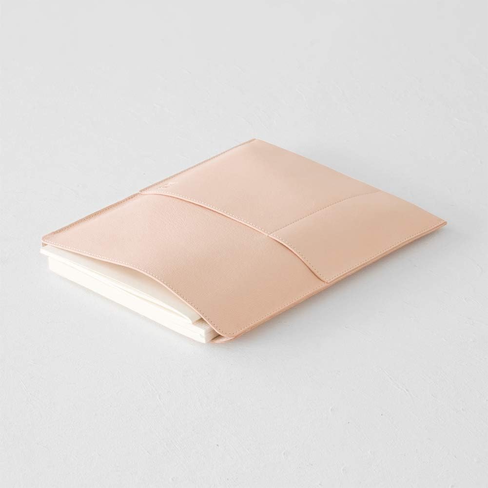 Midori A53349006 MD Notebook Bag, A5, Vertical Type, Genuine Leather, Goatnume