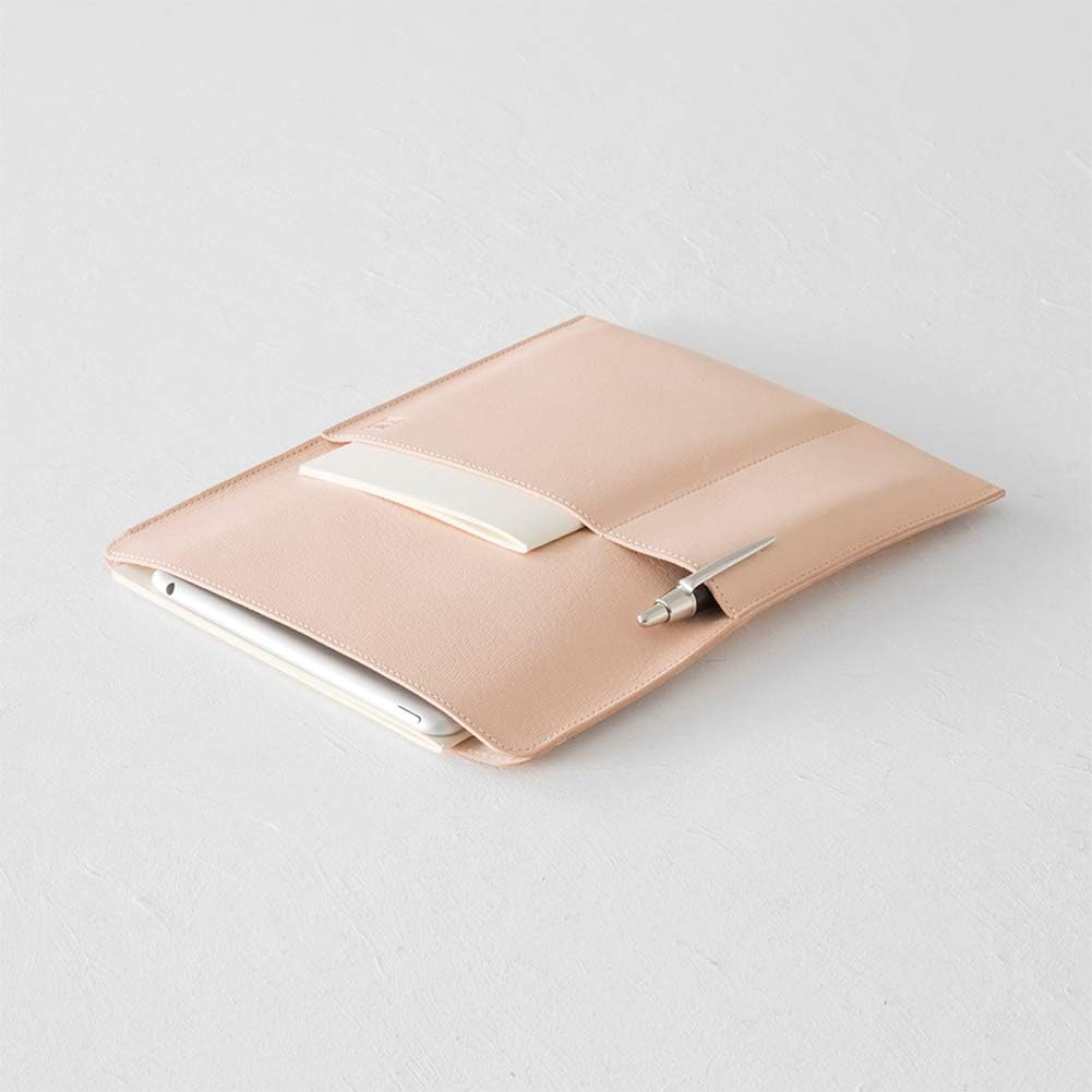 Midori A53349006 MD Notebook Bag, A5, Vertical Type, Genuine Leather, Goatnume