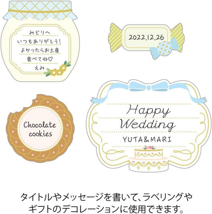Midori Seal 82612006 PCM Label Sweet Pattern