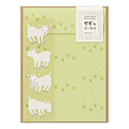 Midori Letter Set With Stickers 310 Goat A
