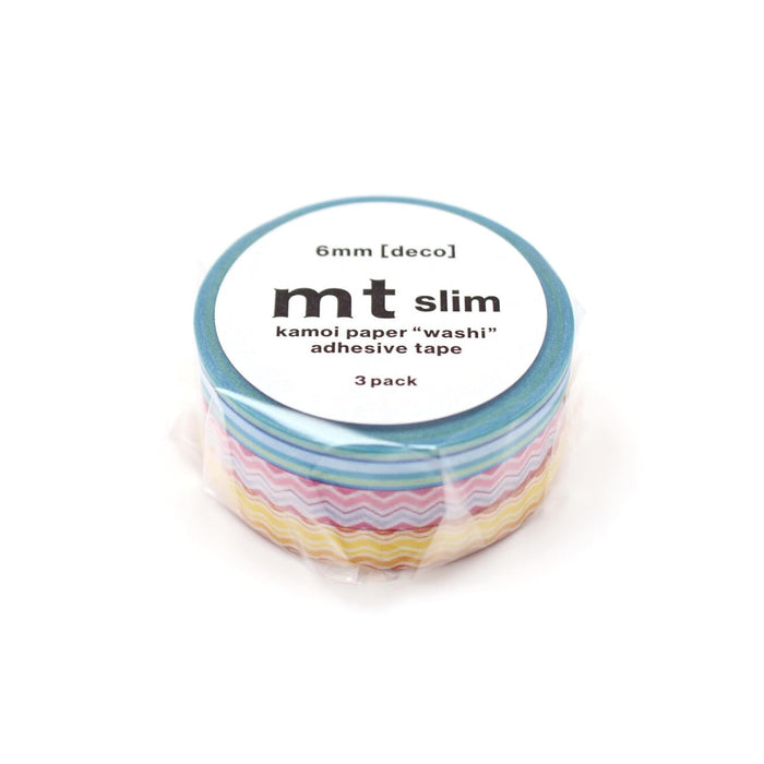 MT Slim Washi Paper Masking Tape : 0.24 in. x 23 ft. (Deco Tile) / 3-Pack