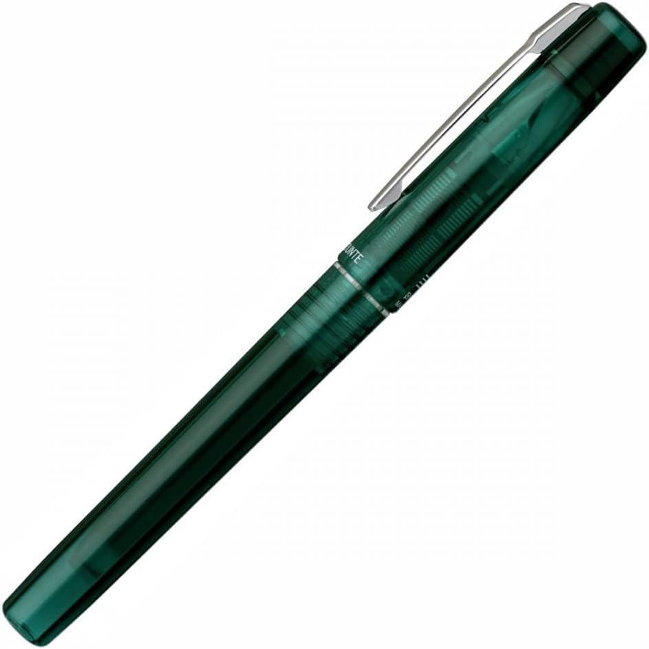 Platinum Prefounte Medium Fountain Pen - Dark Emerald