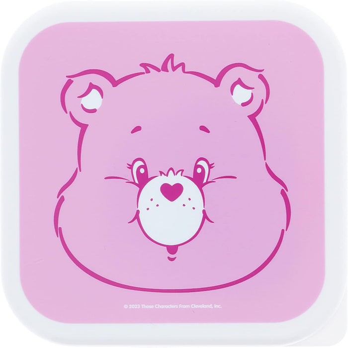 Blueprint Collections Care Bears - Set di 3 contenitori con coperchio, piccole scatole portaoggetti con coperchio, piccole scatole portaoggetti con coperchio, regali per orsi di cura, regali per orsi