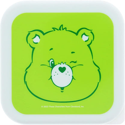 Blueprint Collections Care Bears - Set di 3 contenitori con coperchio, piccole scatole portaoggetti con coperchio, piccole scatole portaoggetti con coperchio, regali per orsi di cura, regali per orsi