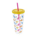 Blueprint Collections Care Bears Gobelet et paille | Capacité de 650 ml | Gobelet réutilisable | Grande bouteille | Cadeaux Care Bears | Produits de papeterie Care Bears