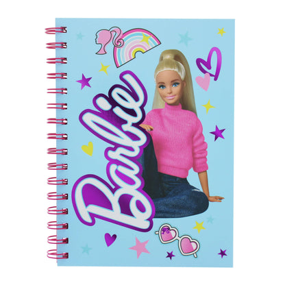 Blueprint Collections Barbie A5 Notebook | Writing Pad | Notepad | A5 Notebooks | Note pads | Note book | Back to School Supplies | Barbie Stationery