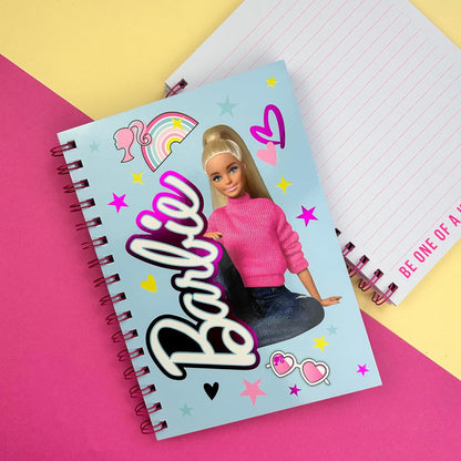 Blueprint Collections Barbie A5 Notebook | Writing Pad | Notepad | A5 Notebooks | Note pads | Note book | Back to School Supplies | Barbie Stationery