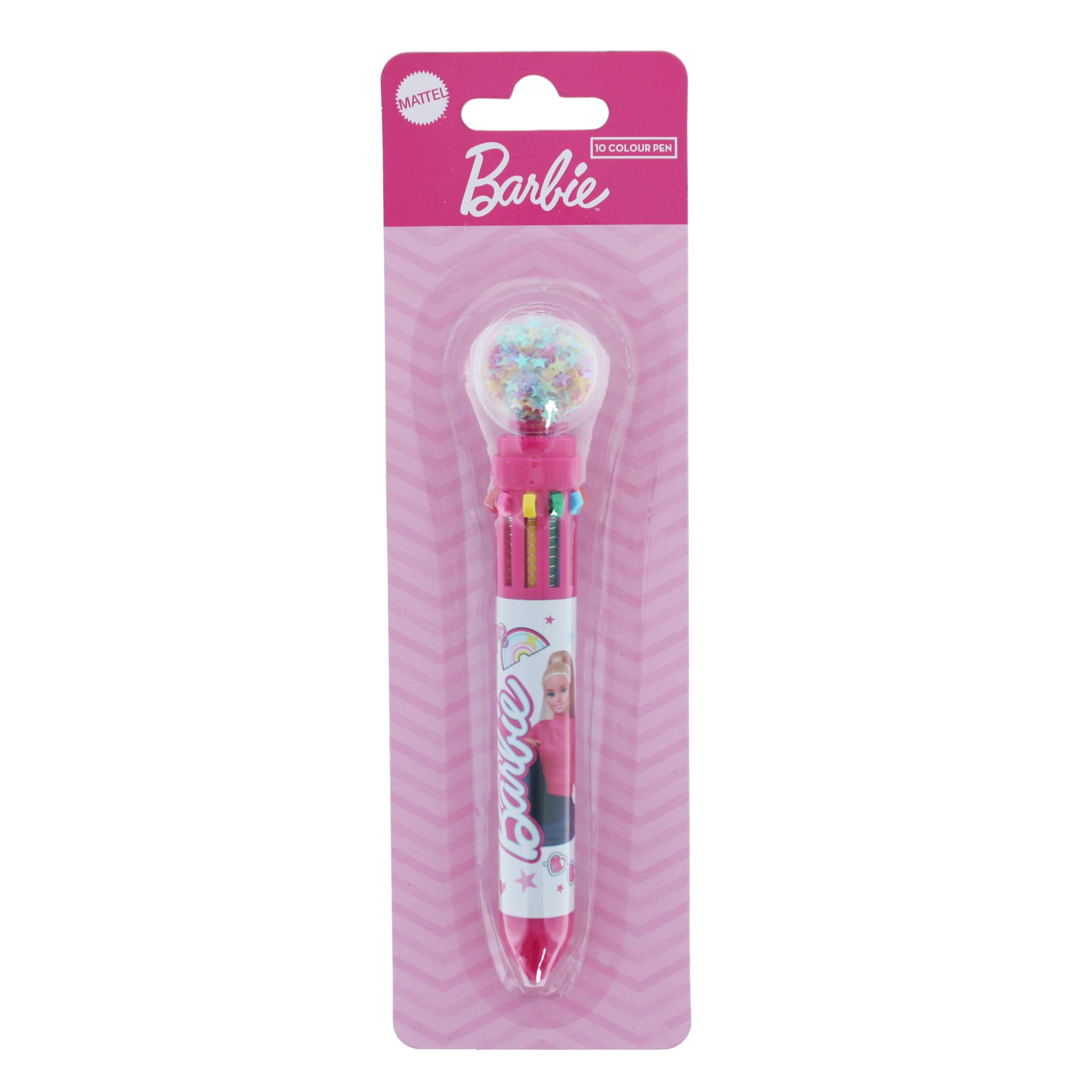 Blueprint Collections Barbie Penna multicolore | Penne da scrittura | Penna novità | Penne colorate | Penne colorate | Forniture per il ritorno a scuola | Cancelleria Barbie