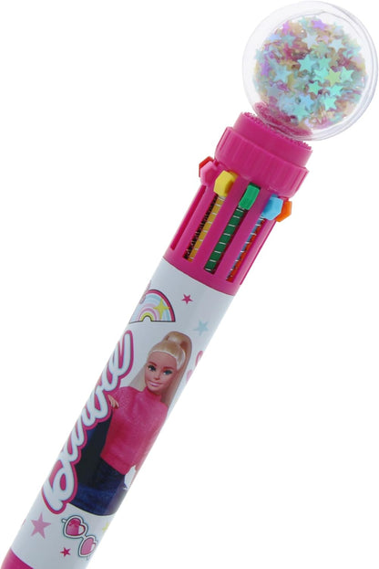 Blueprint Collections Barbie Penna multicolore | Penne da scrittura | Penna novità | Penne colorate | Penne colorate | Forniture per il ritorno a scuola | Cancelleria Barbie