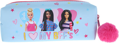 Blueprint Collections Barbie Federmäppchen | Schultasche | Stifthalter | Stifteetui | Schulbedarf | Barbie Schreibwaren, mehrfarbig, Klassisch