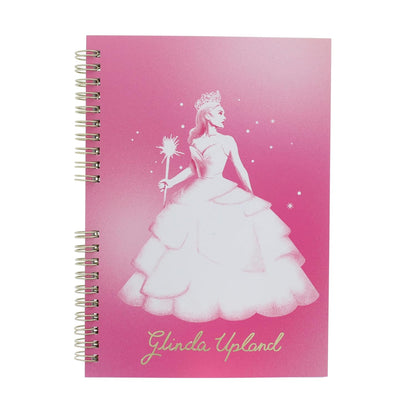 Blueprint Collections Wicked A5 Notebook, Wiro Bound, Double Sided, Elphaba and Glinda Themed, 80 Lined Sheets