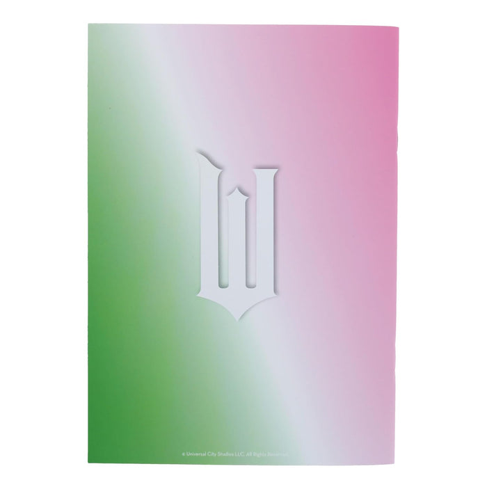 Blueprint Collections Wicked Super Set di cancelleria, quaderno A5 con 20 fogli a righe, foglietti adesivi fustellati, matita, penna a sfera, evidenziatore, temperamatite, gomma, portafoglio A5 con