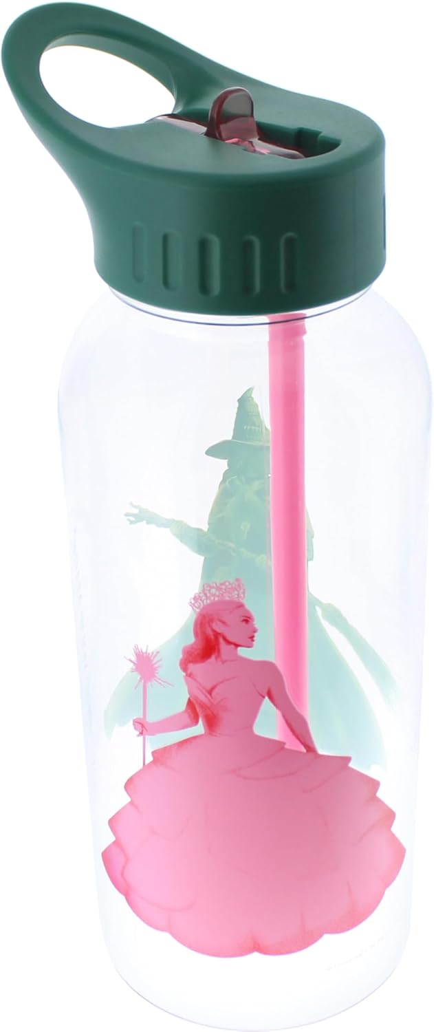 Wicked Water Bottle | Borraccia da 1 litro | Glinda & Elphaba Defy Gravity | Merchandise ufficiale Wicked Musical & Movie | Regali e accessori malvagi