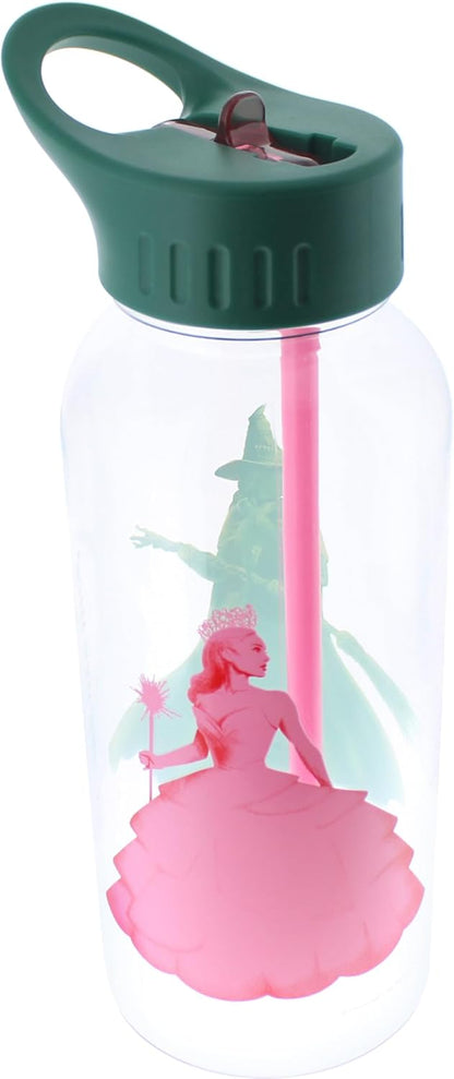 Wicked Water Bottle | Borraccia da 1 litro | Glinda & Elphaba Defy Gravity | Merchandise ufficiale Wicked Musical & Movie | Regali e accessori malvagi