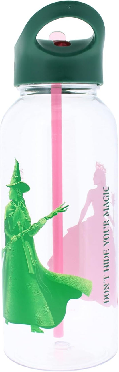 Wicked Water Bottle | Borraccia da 1 litro | Glinda & Elphaba Defy Gravity | Merchandise ufficiale Wicked Musical & Movie | Regali e accessori malvagi