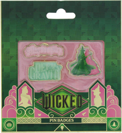 Spilla smaltata malvagia | Glinda ed Elphaba sfidano la gravità | Merchandise ufficiale Wicked | Wicked Film | Wicked Musical, Misura unica, Misto